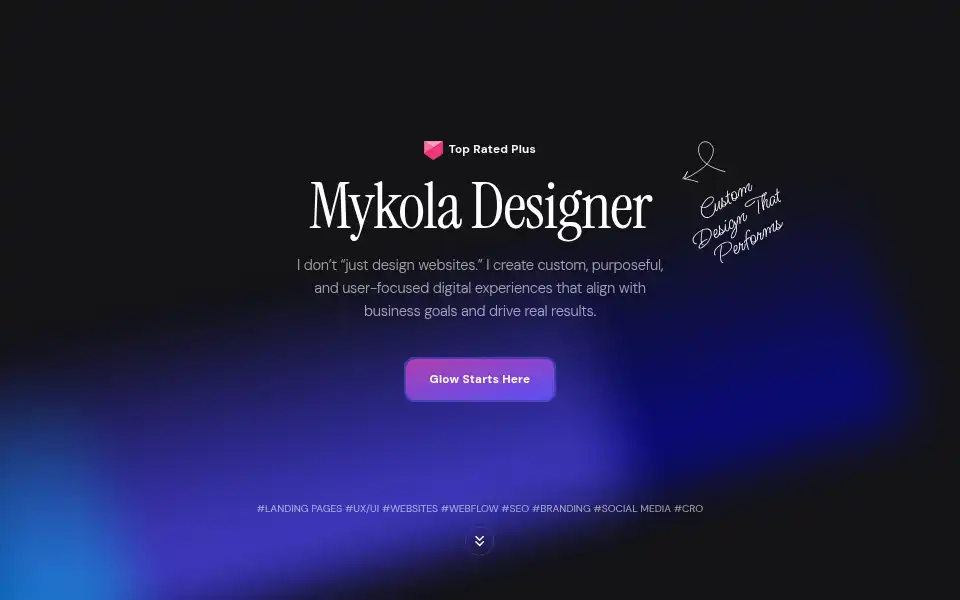 Screenshot of mykoladesigner.com