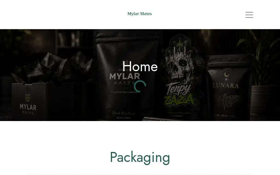 Screenshot of mylarmates.co.za