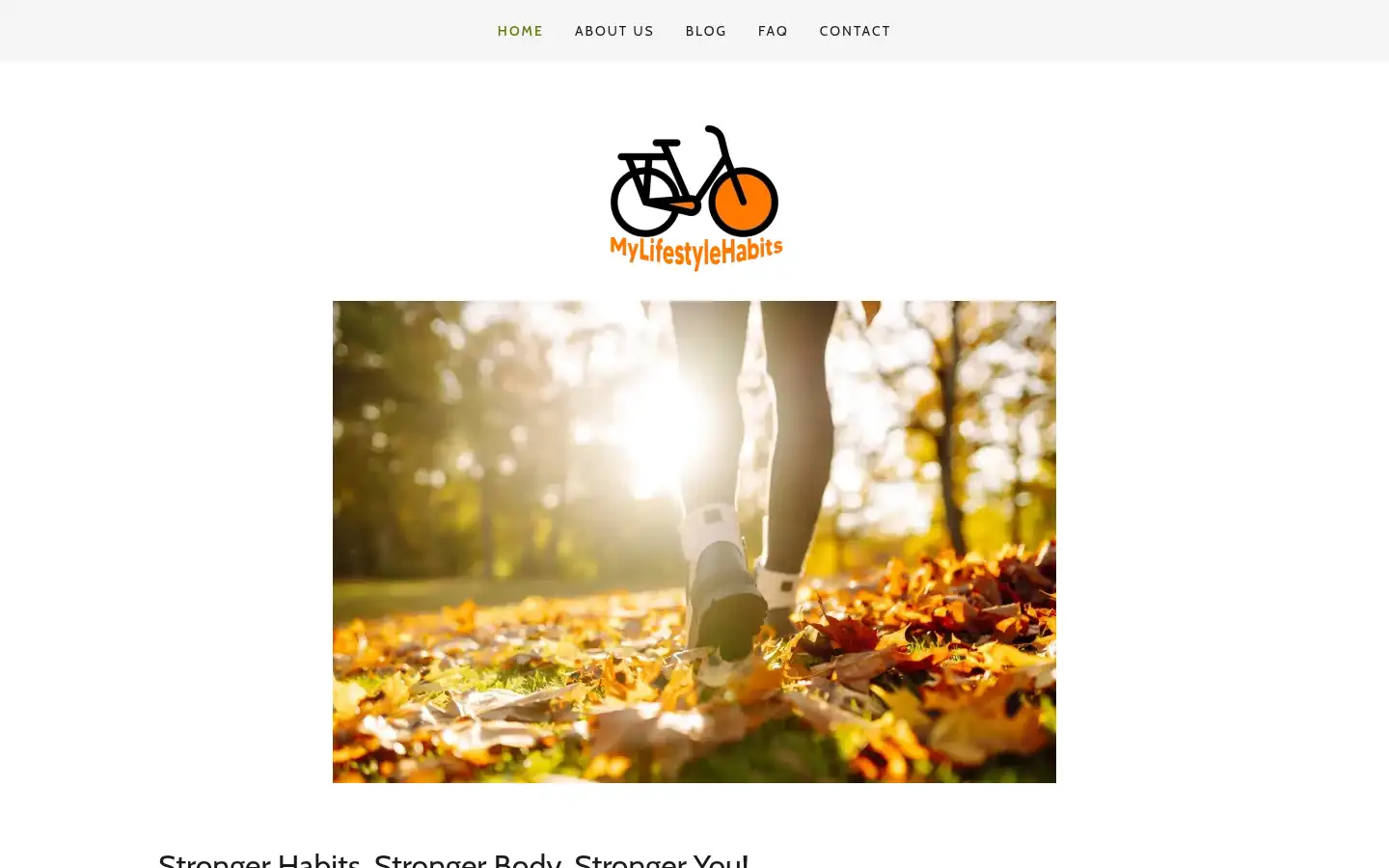 Screenshot of mylifestylehabits.com