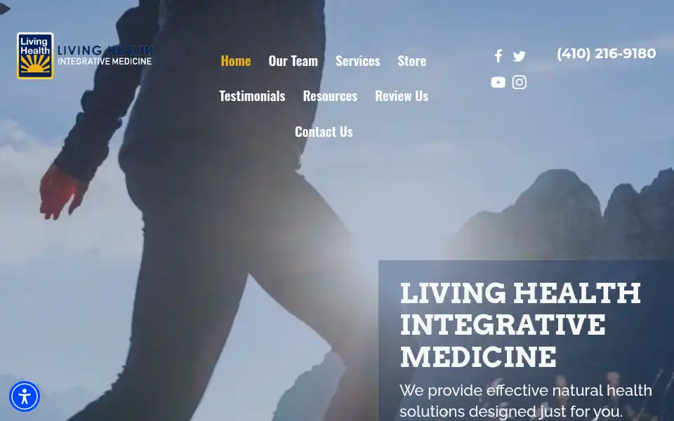 Screenshot of mylivinghealth.com