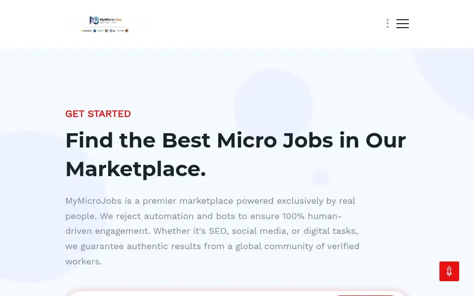 Screenshot of mymicrojobs.com
