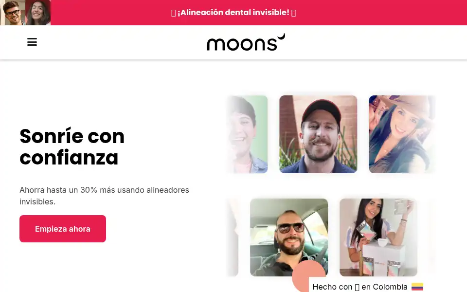 Screenshot of mymoons.co