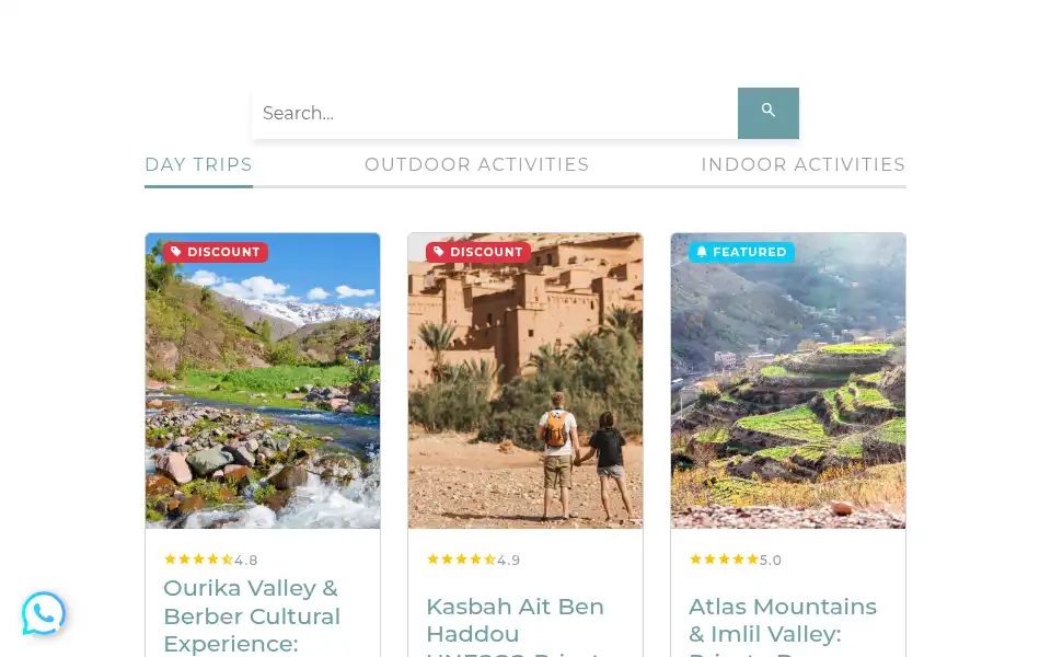 Screenshot of mymorocco-tours.com