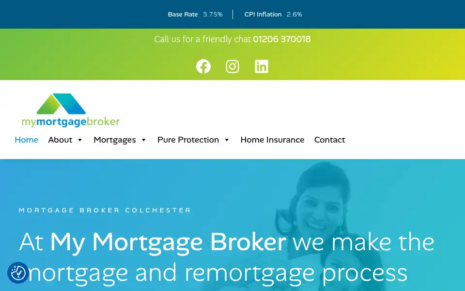 Screenshot of mymortgagebroker.co.uk