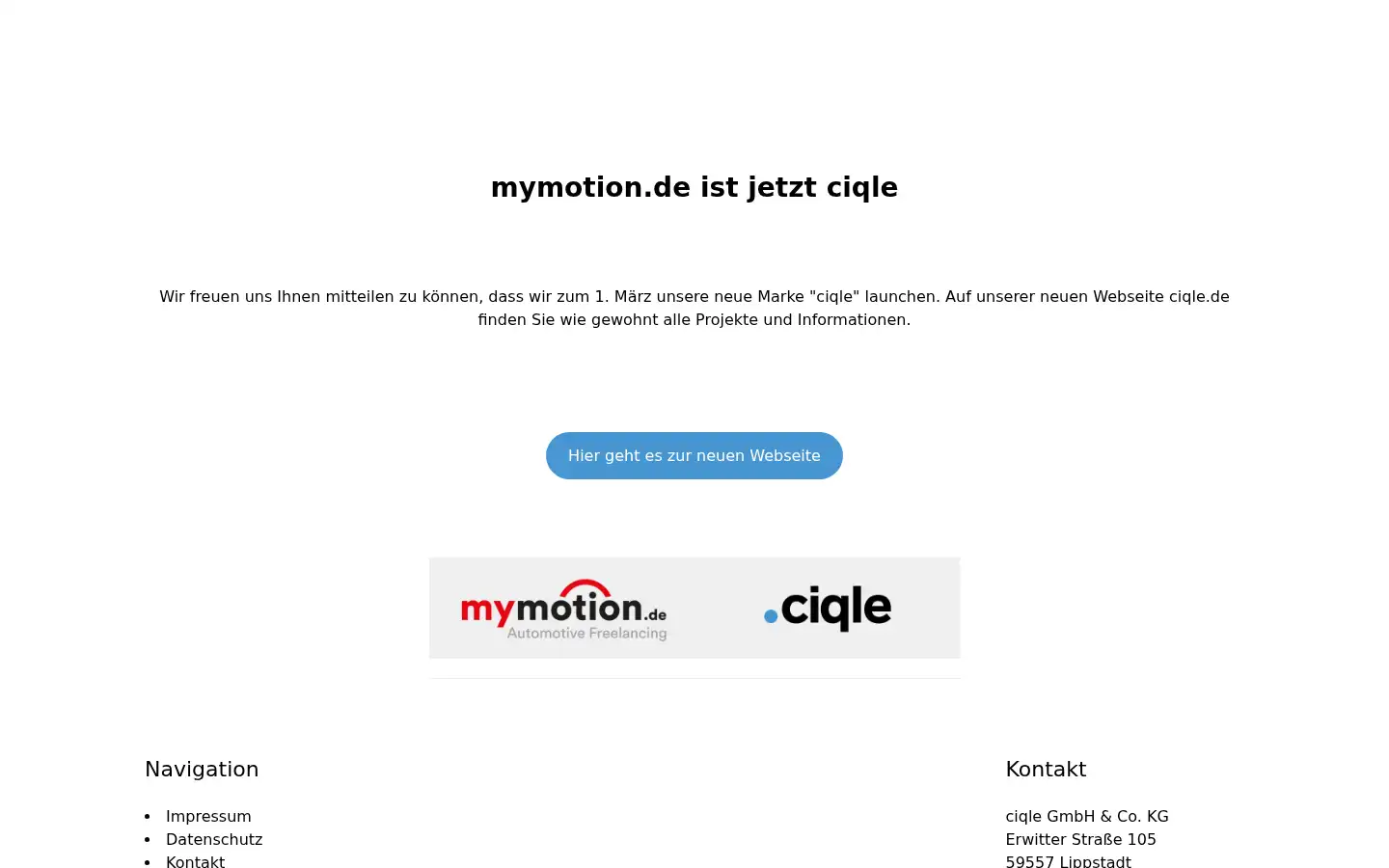 Screenshot of mymotion.de