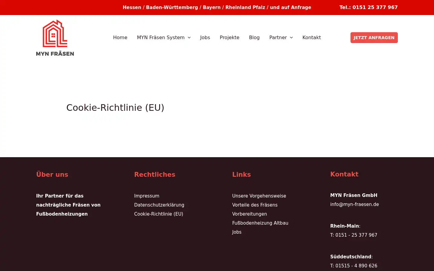 Screenshot of myn-fraesen.de