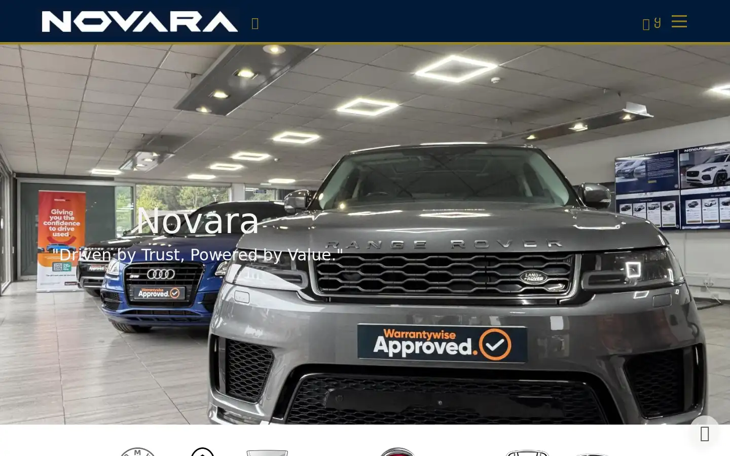 Screenshot of mynovara.co.uk
