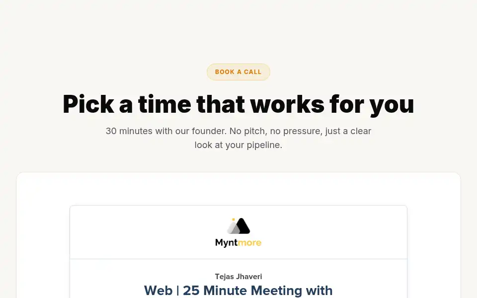 Screenshot of myntmore.com