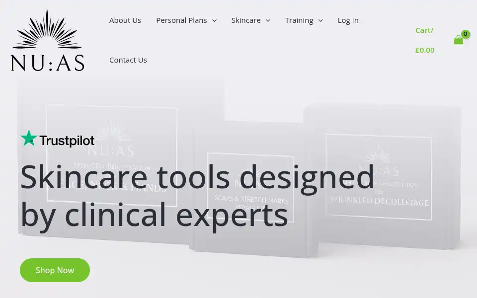 Screenshot of mynuas.co.uk
