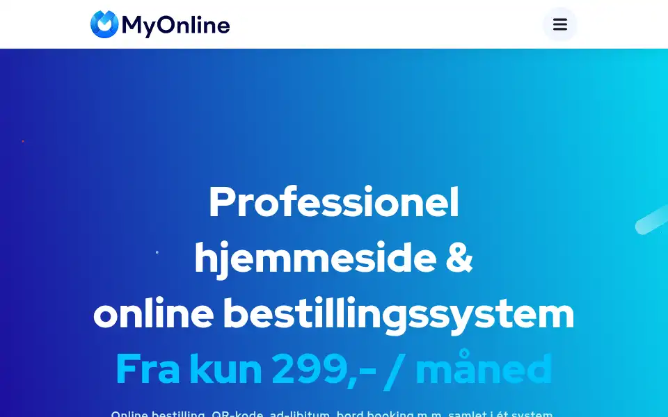 Screenshot of myonline.dk
