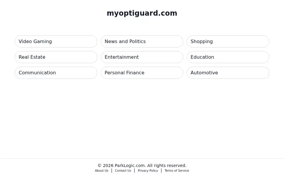 Screenshot of myoptiguard.com
