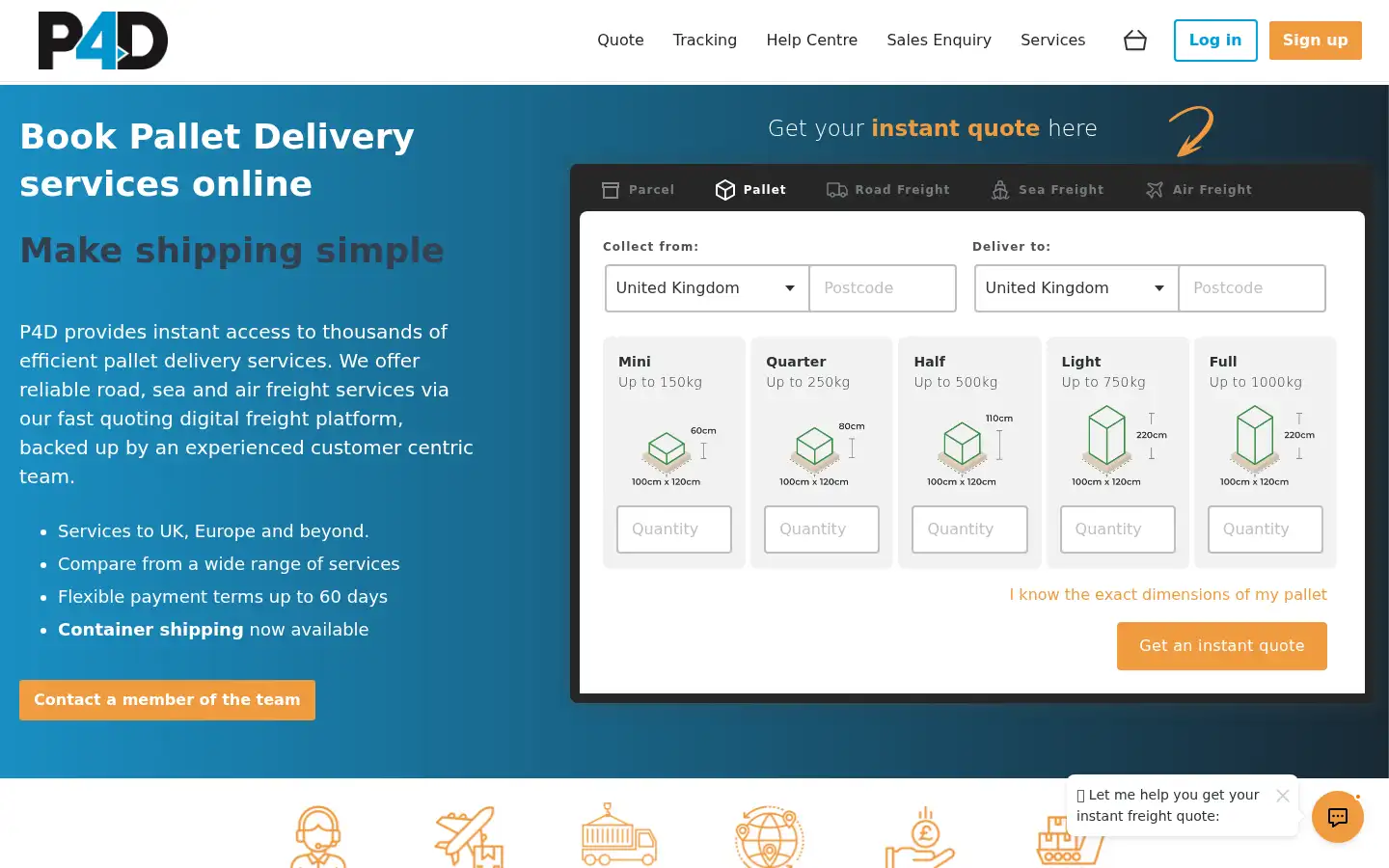 Screenshot of myparceldelivery.com