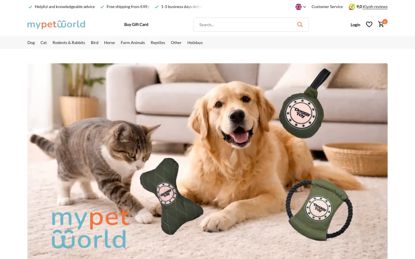 Screenshot of mypetworld.shop