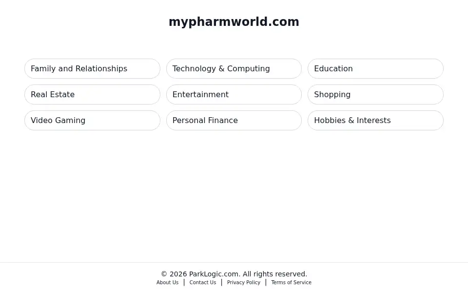 Screenshot of mypharmworld.com