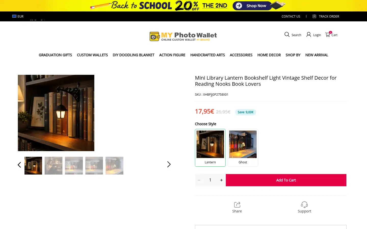 Screenshot of myphotowallet.com