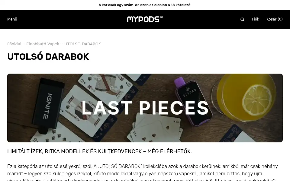 Screenshot of mypodseurope.com