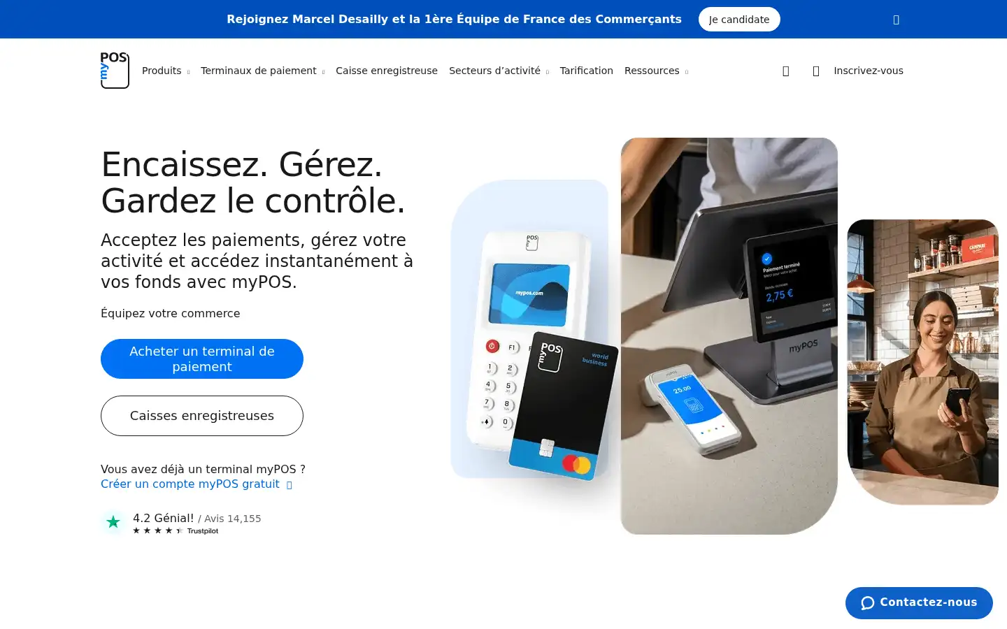 Screenshot of mypos.com