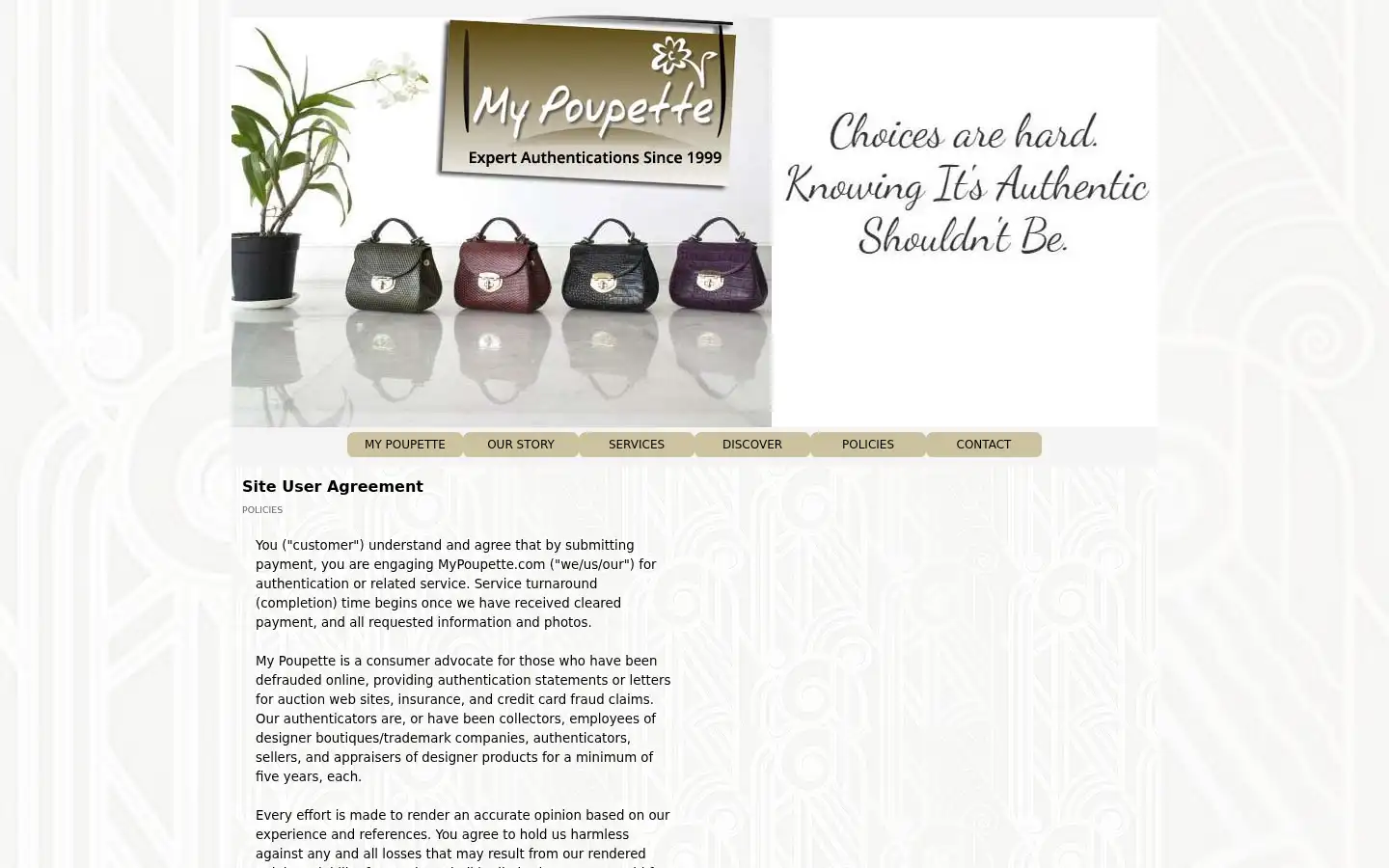 Screenshot of mypoupette.com