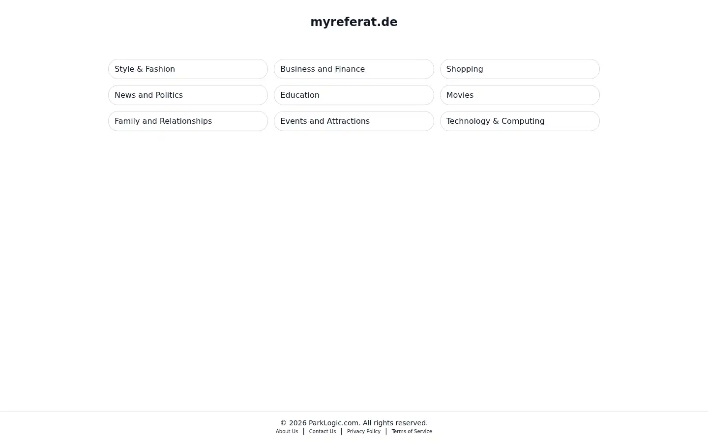 Screenshot of myreferat.de