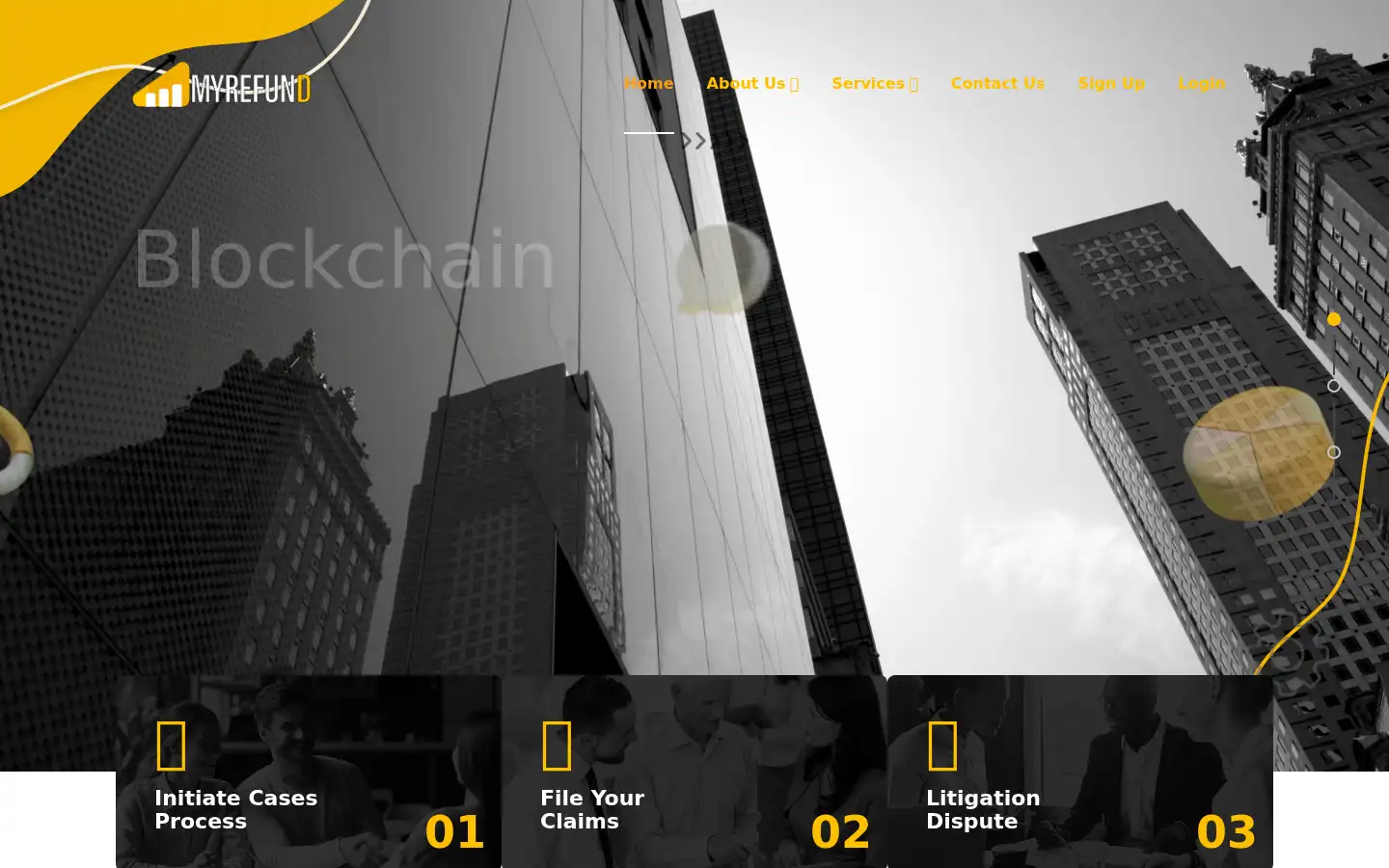Screenshot of myrefund.com.co