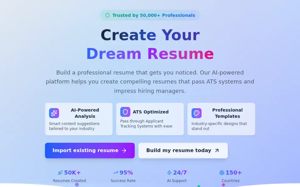 Screenshot of myresumejobs.com