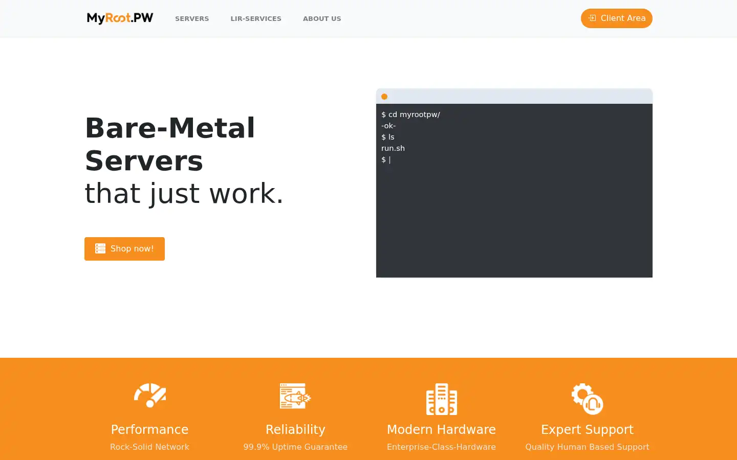 Screenshot of myroot.pw
