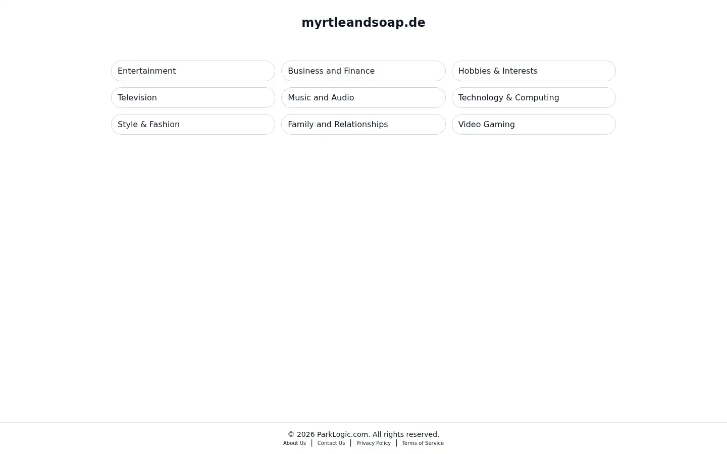 Screenshot of myrtleandsoap.de