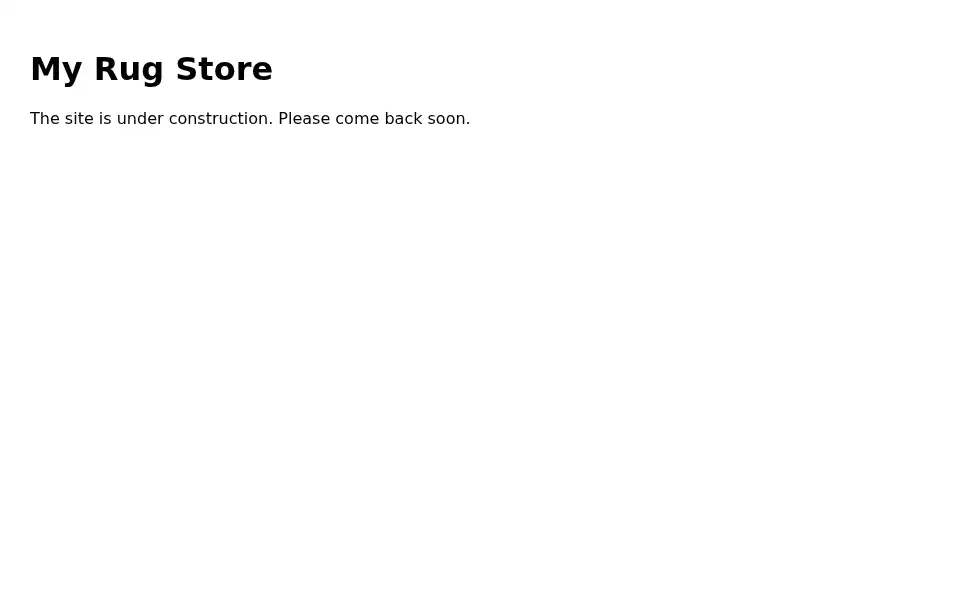 Screenshot of myrugstore.co.uk