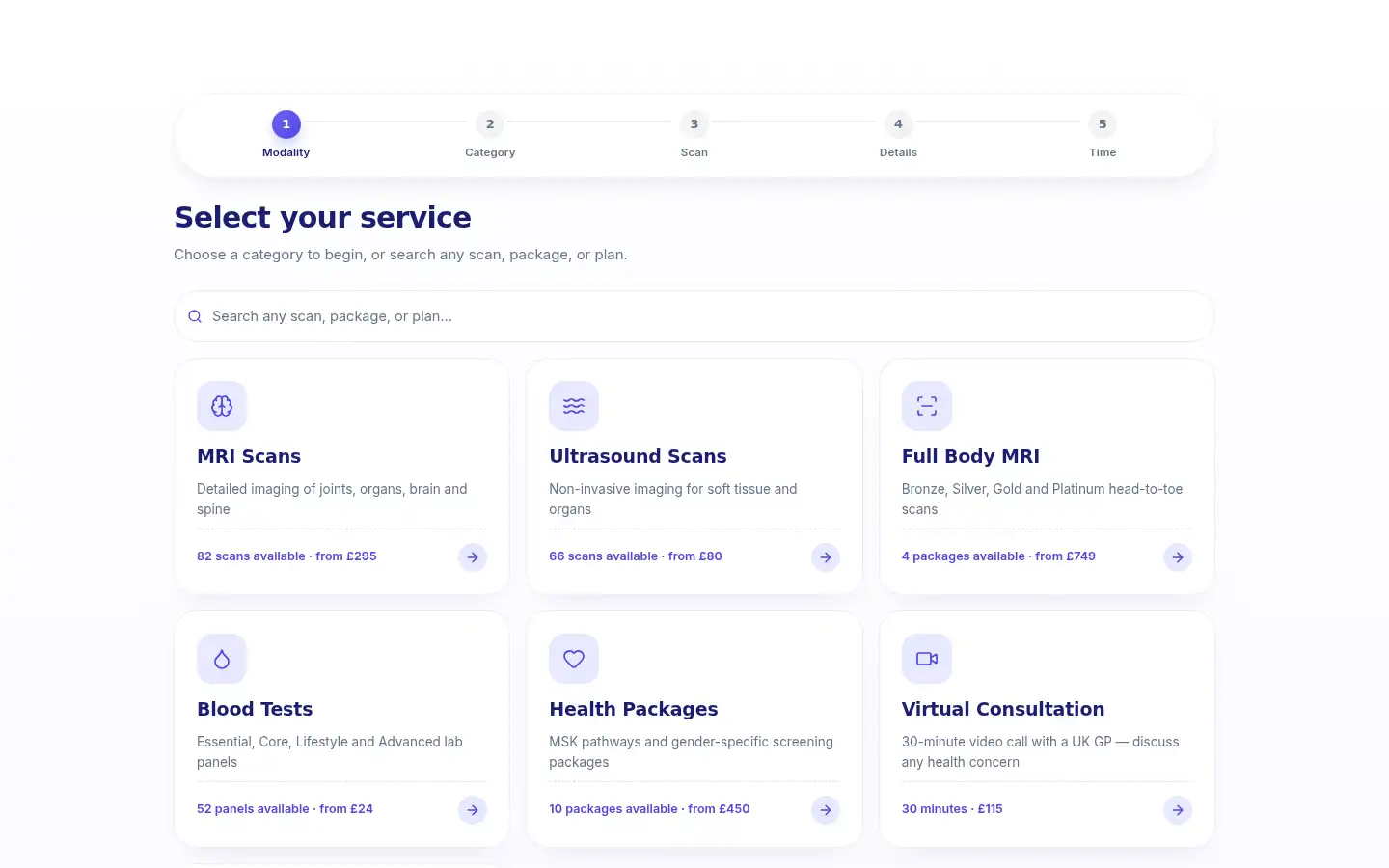 Screenshot of myscanhub.com