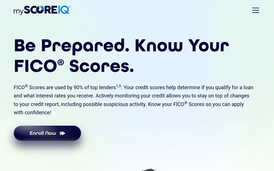 Screenshot of myscoreiq.com