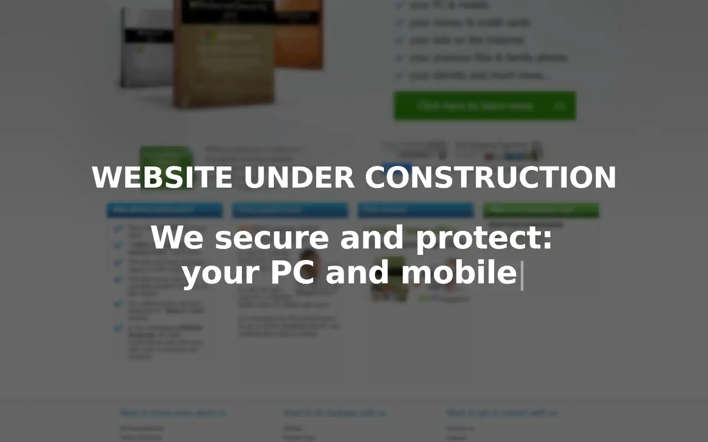 Screenshot of mysecuritycenter.com