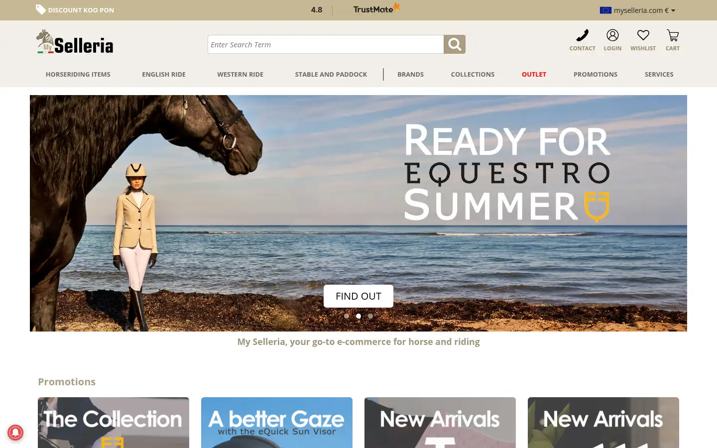 Screenshot of myselleria.com