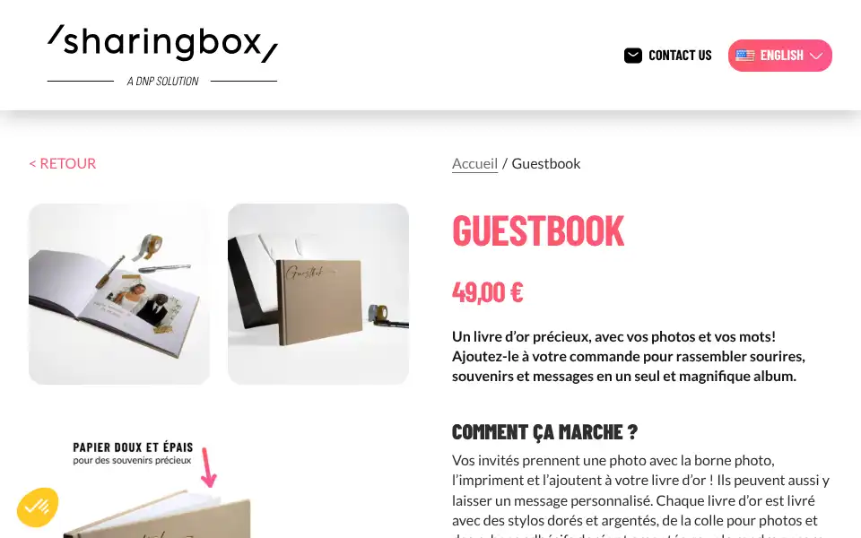 Screenshot of mysharingbox.com