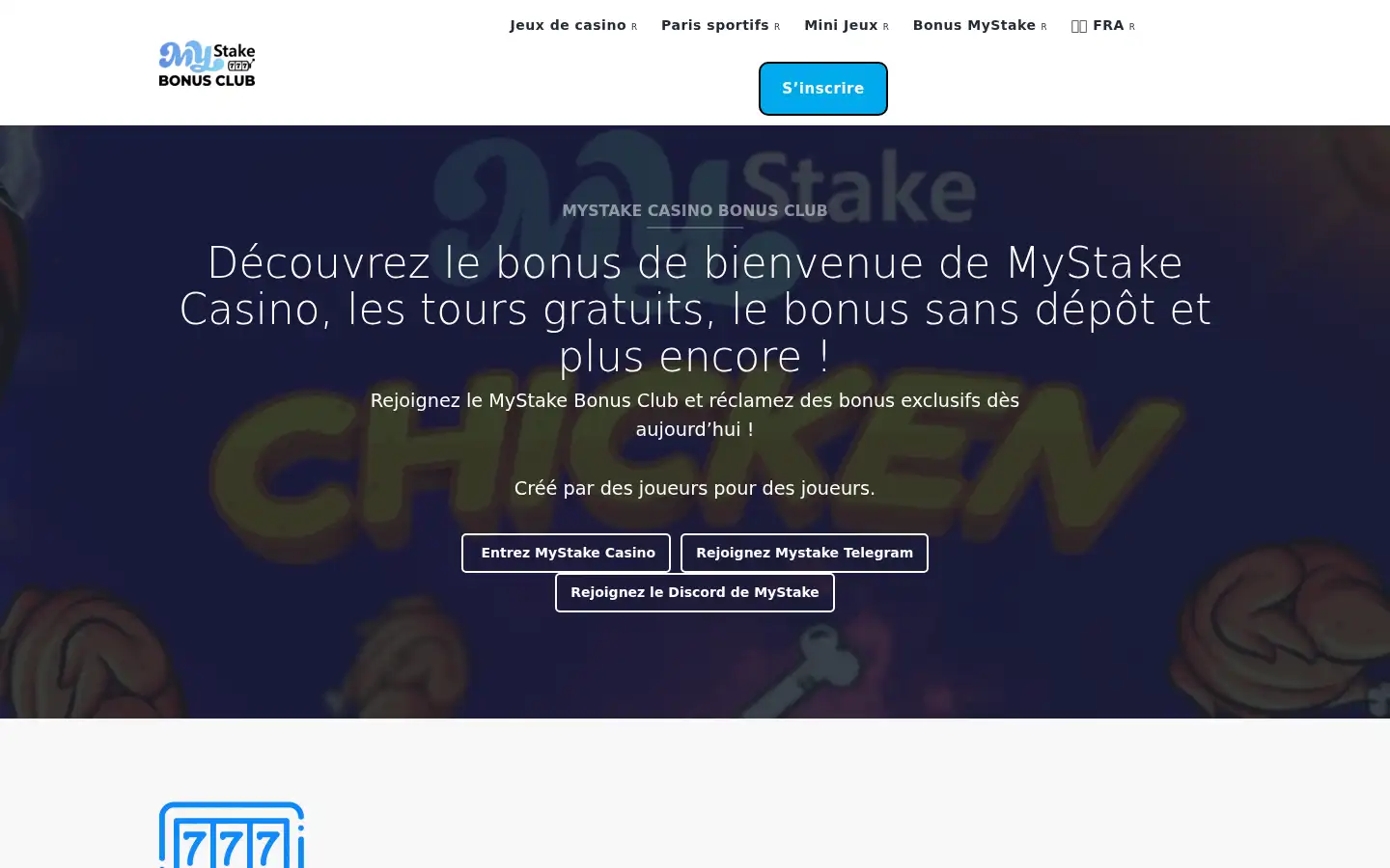Screenshot of mystakebonus.com
