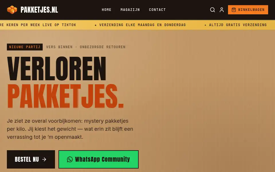 Screenshot of mysteriebox.nl
