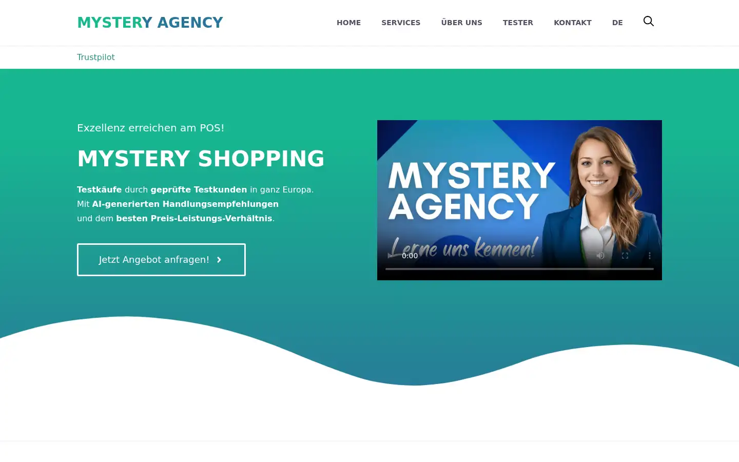 Screenshot of mystery.agency