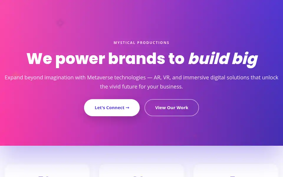 Screenshot of mysticalproductions.co.in