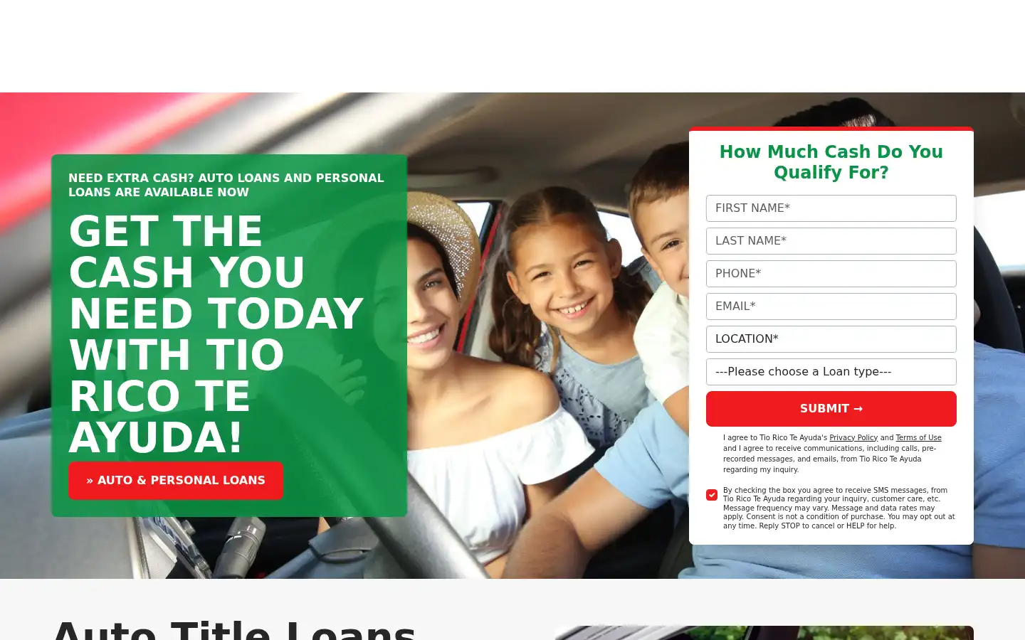 Screenshot of mytiorico.com