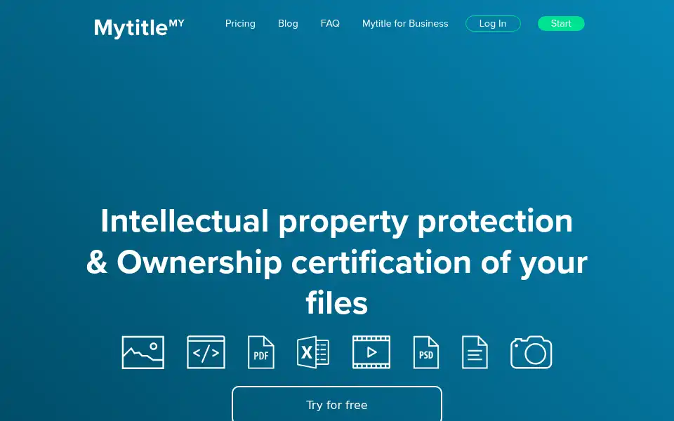 Screenshot of mytitle.com