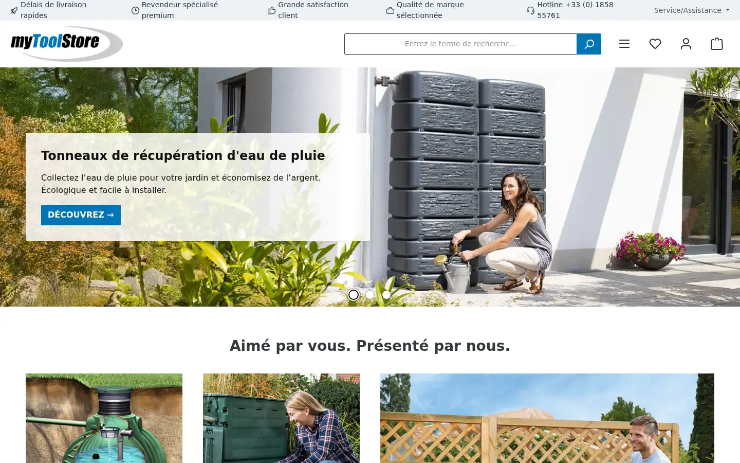 Screenshot of mytoolstore.fr