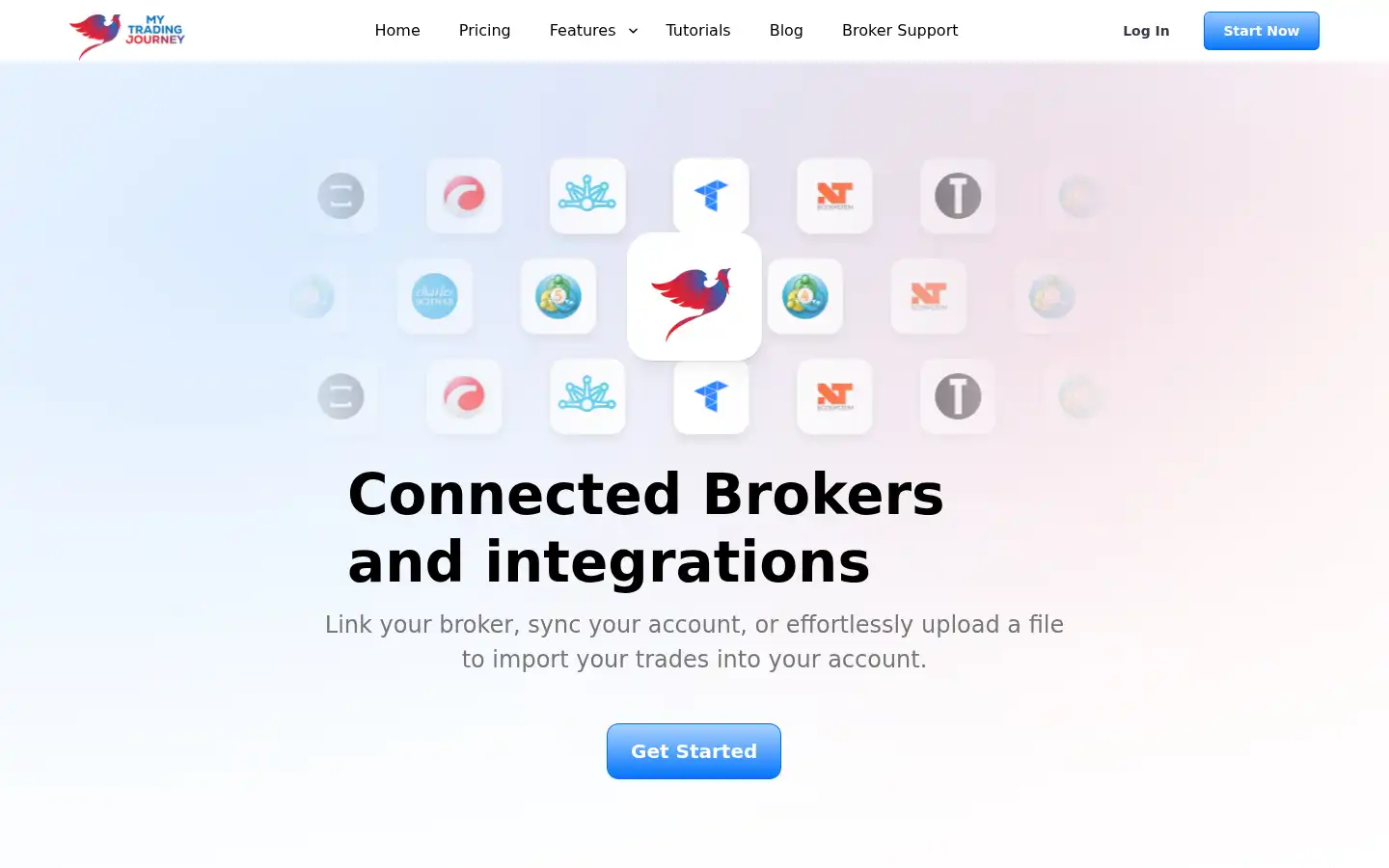 Screenshot of mytradingjourney.app
