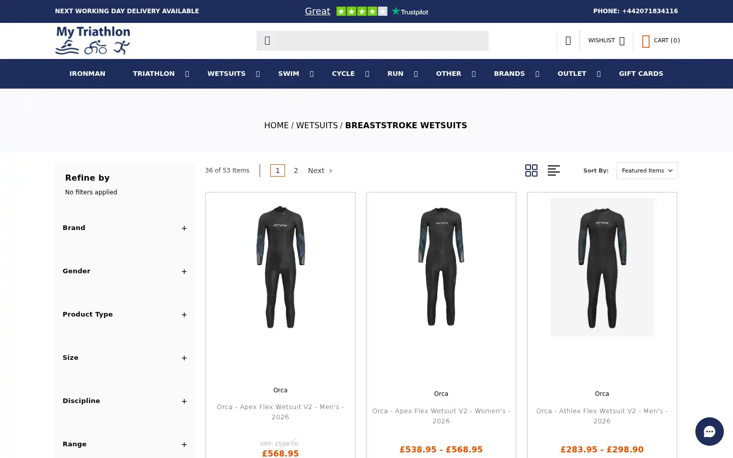 Screenshot of mytriathlon.co.uk