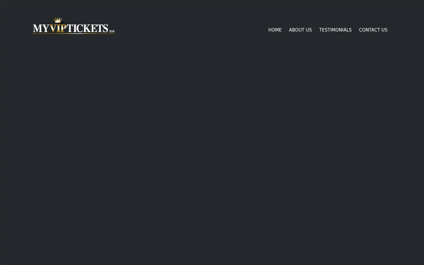 Screenshot of myviptickets.co.uk