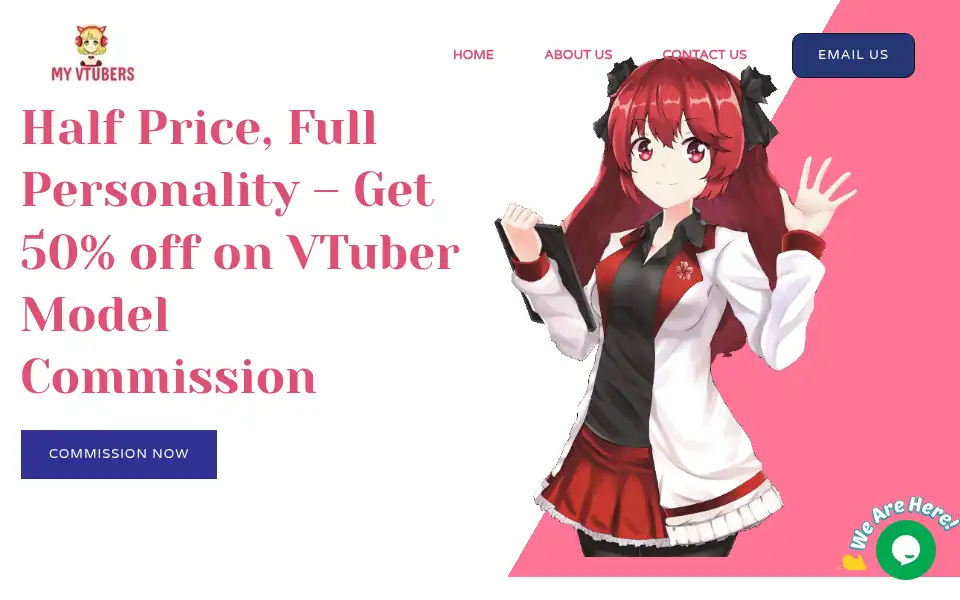 Screenshot of myvtubers.com