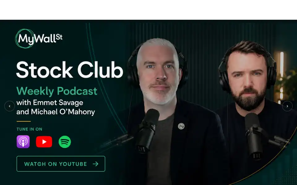 Screenshot of mywallst.com
