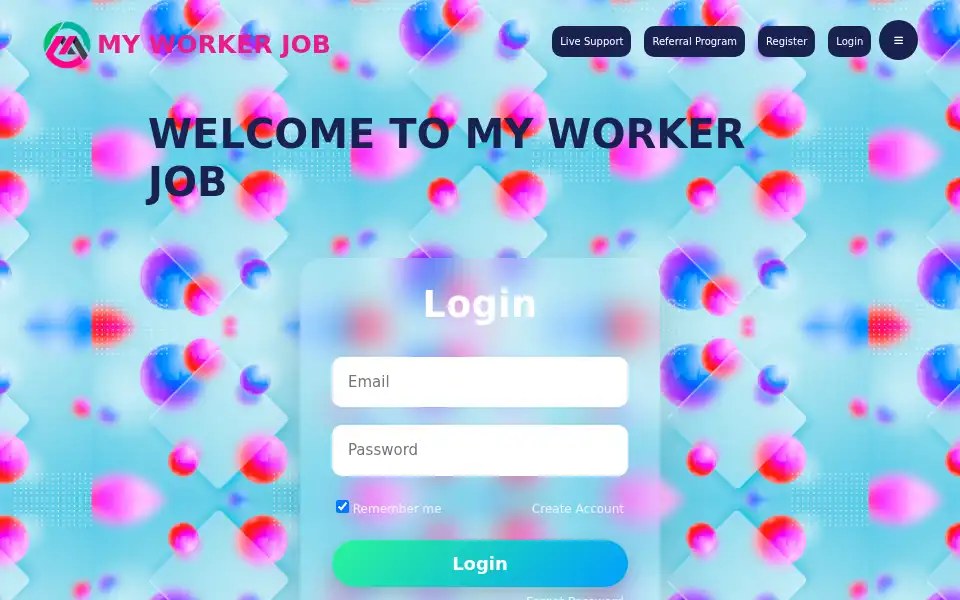 Screenshot of myworkerjob.com
