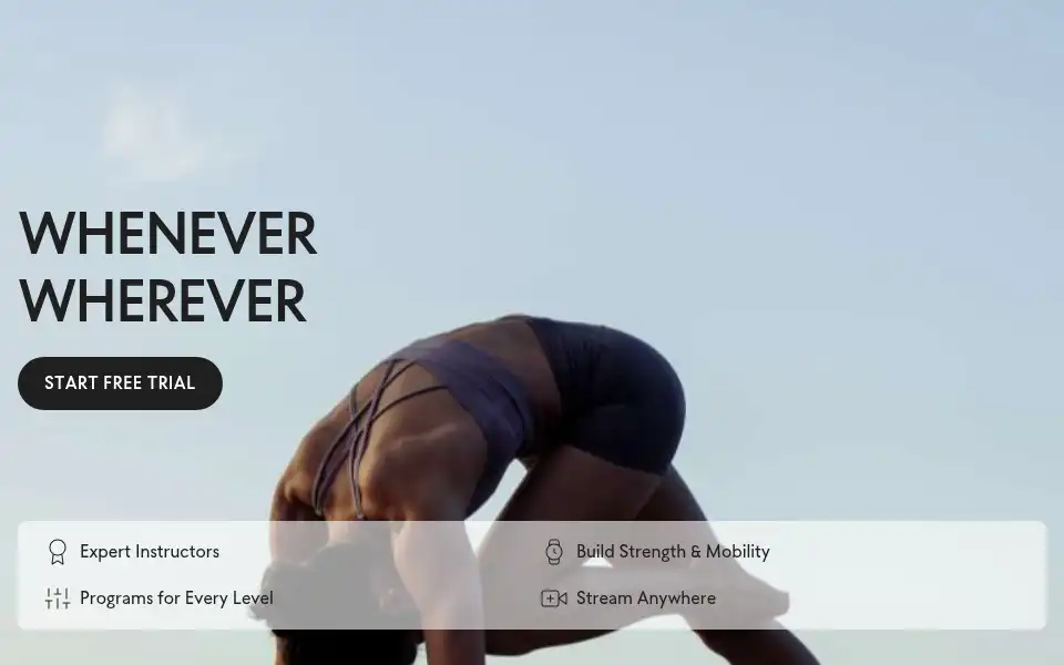 Screenshot of myyogaworks.com