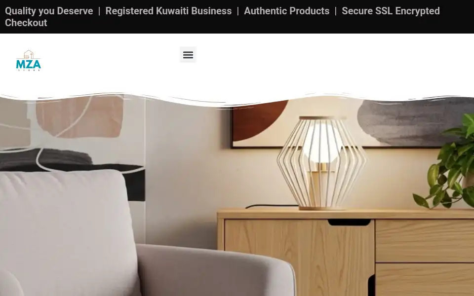 Screenshot of mzastore.com