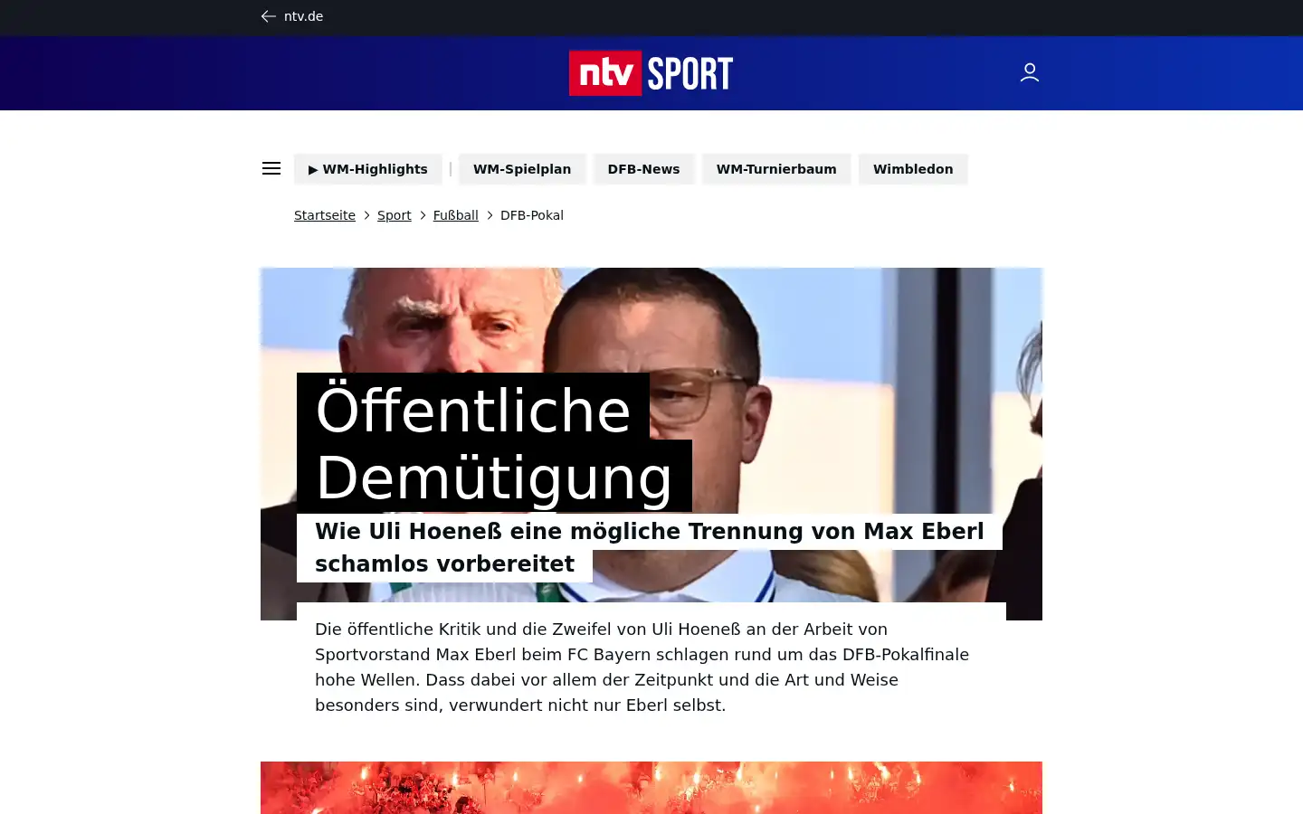 Screenshot of n-tv.de