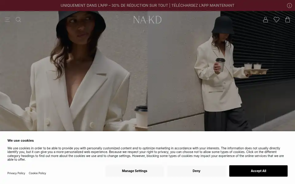 Screenshot of na-kd.co.uk